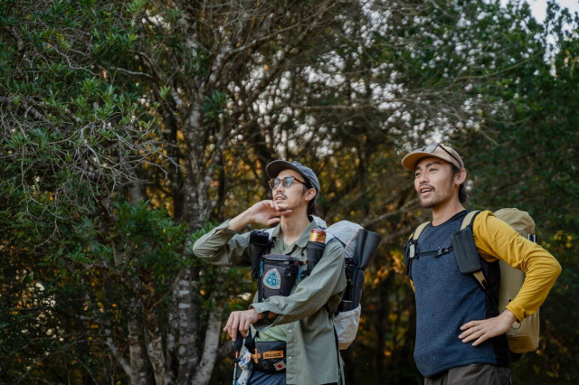 純貴さんと勝さんが歩く中辺路ロングトレイル