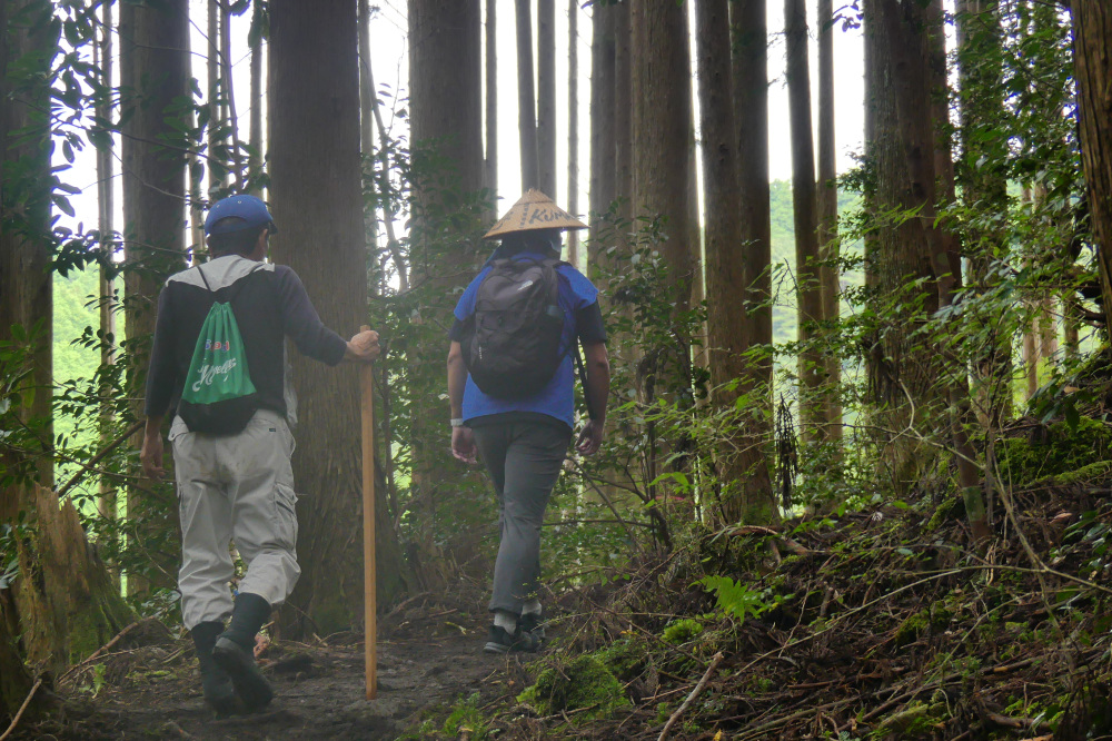 「復旧した区間は綺麗な道が残っており、とても気持ちよく歩くことができます」と山田さん