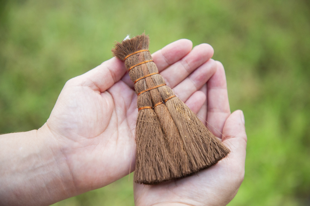小さな棕櫚のほうき