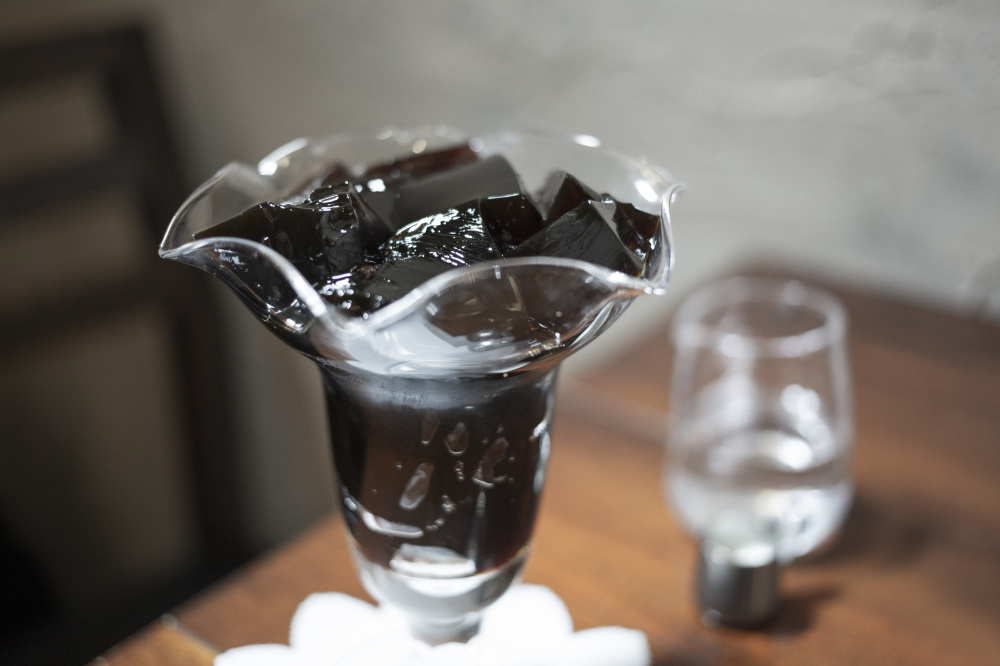 コーヒーゼリーも人気メニューのひとつ。