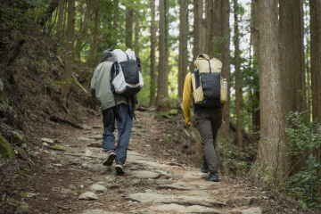 熊野古道中辺路　ロングトレイルの歩き方 2日目　滝尻王子〜近露王子（総歩行距離：13km）