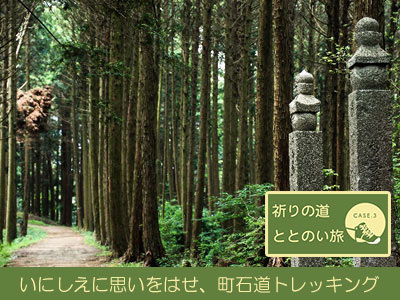 いにしえに思いをはせ、町石道トレッキング