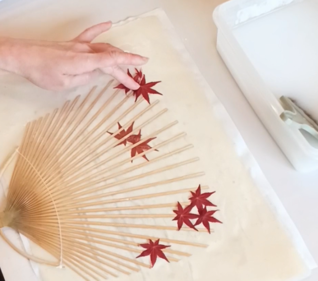 うちわ作り体験／体験交流工房わらし