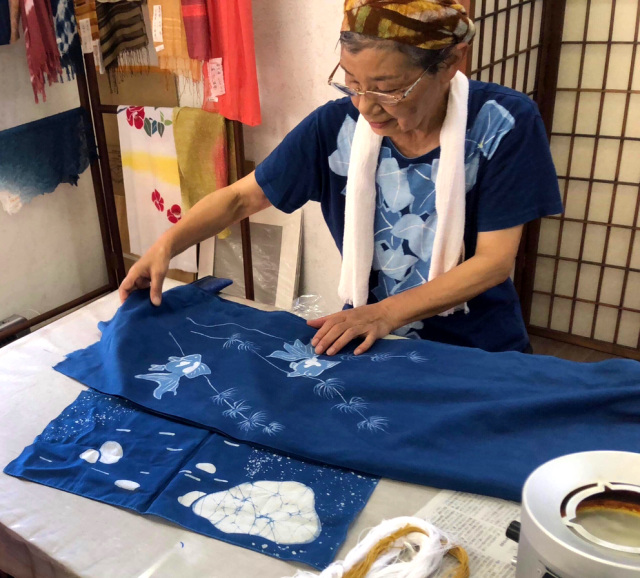 ローケツ藍染め／滝の拝染工房