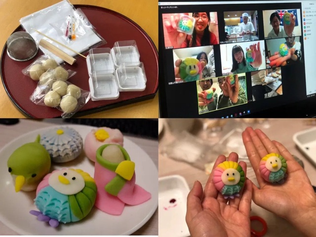 オンライン和菓子づくり体験／（一社）和歌山市観光協会