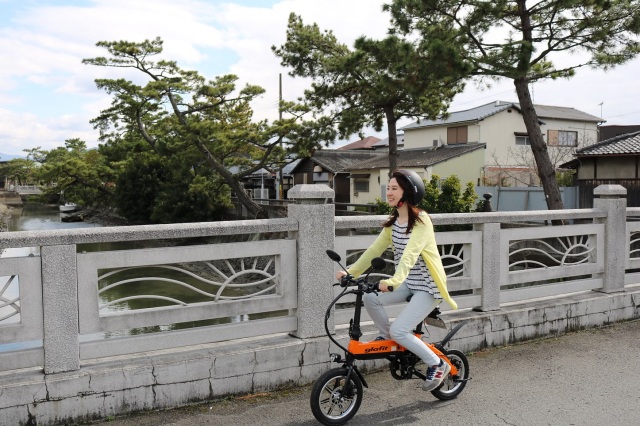 次世代バイクglafitレンタル体験／（一社）和歌山市観光協会
