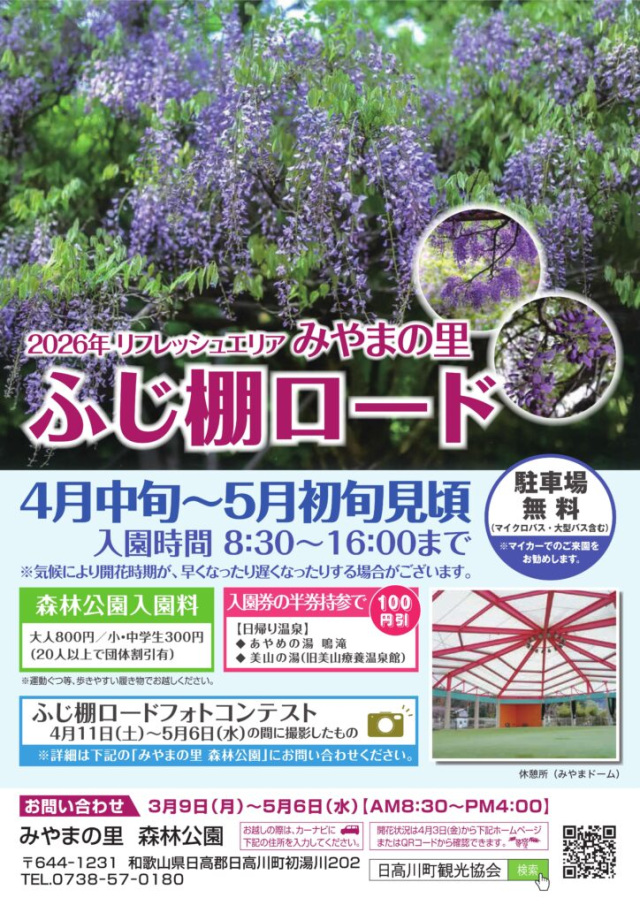 日本一長いふじ棚ロード