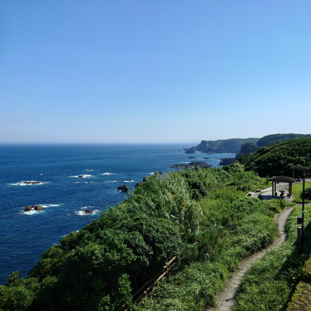 樫野崎の鯨山見