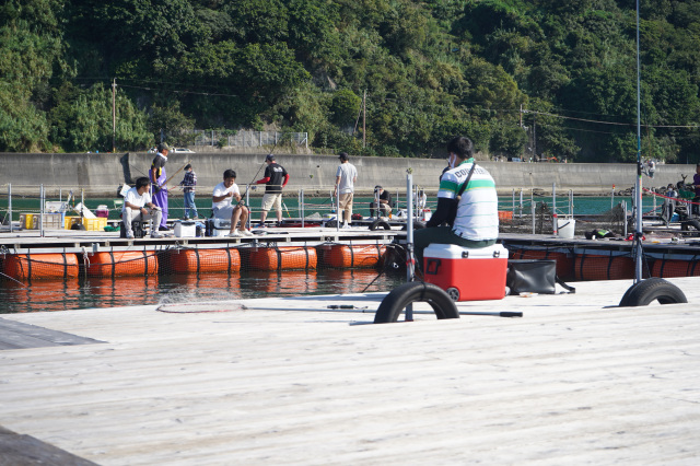 釣り体験／海上釣堀湯浅
